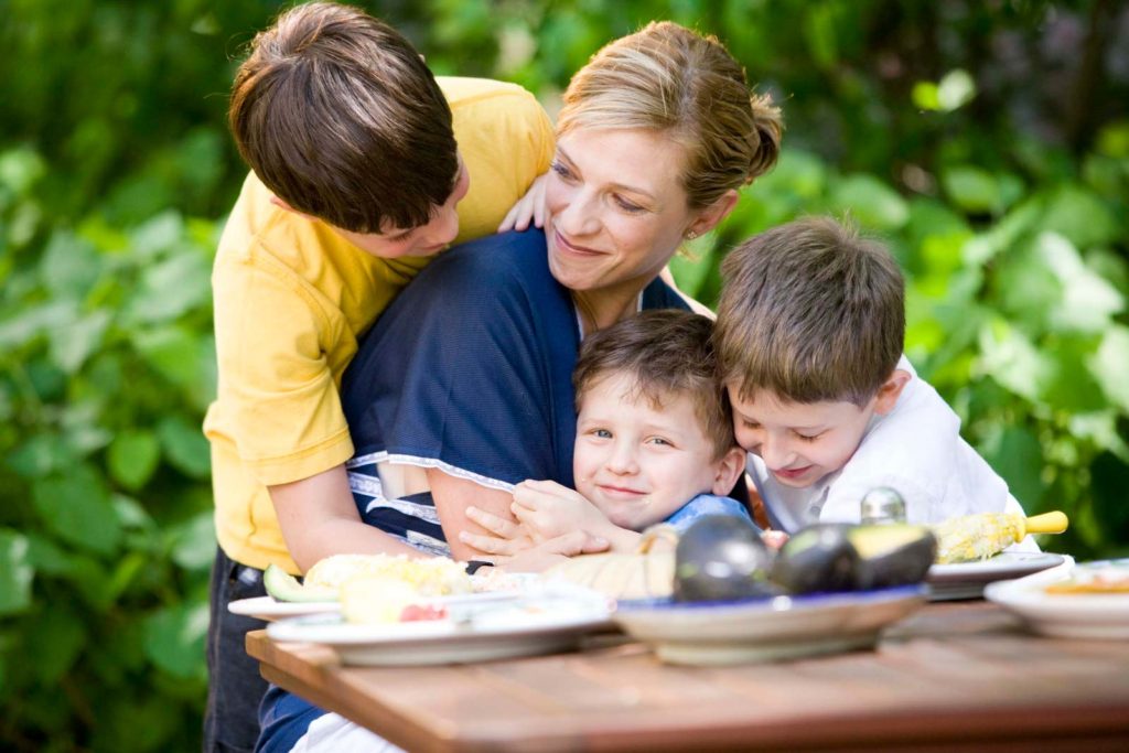 Pati Jinich with her 3 sons