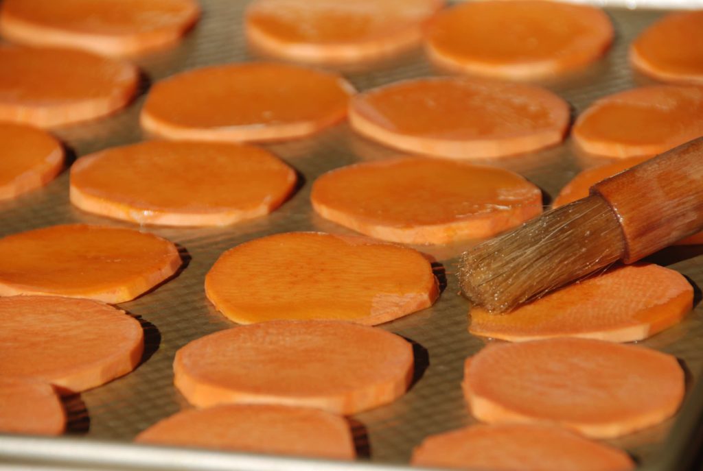 Sweet Potato Rounds with a Punch 2