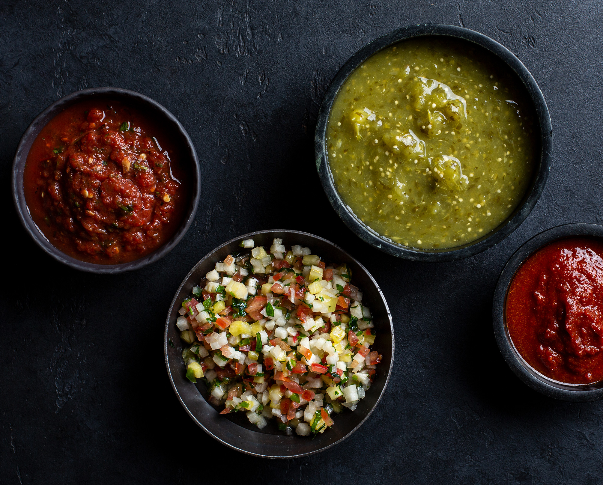 Tomato Salsa Recipes. Salsa de Mesa- Table Salsa - La Piña en la