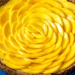 tarta de nuez con mango