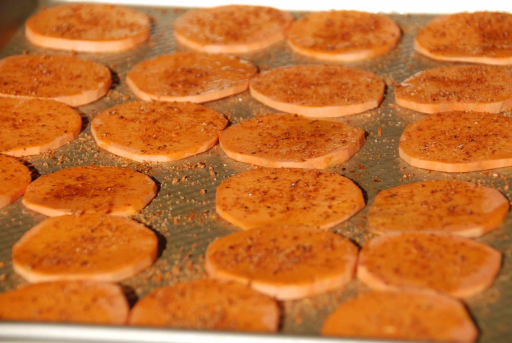 Sweet Potato Rounds with a Punch 3
