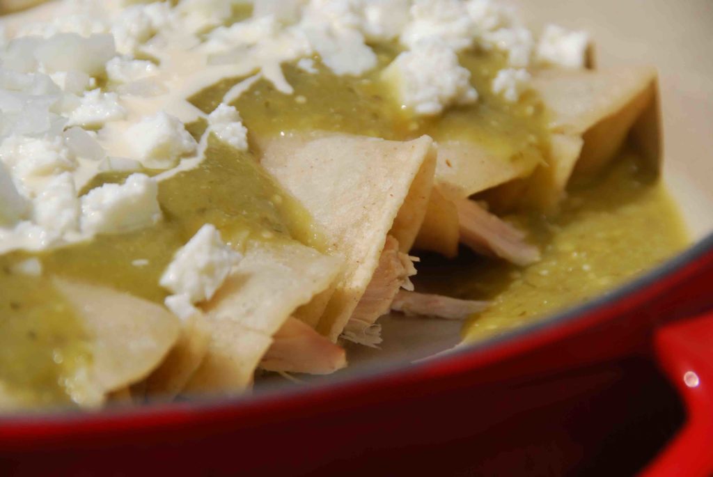 Enchiladas Verdes: in a Tomatillo Sauce - Pati Jinich