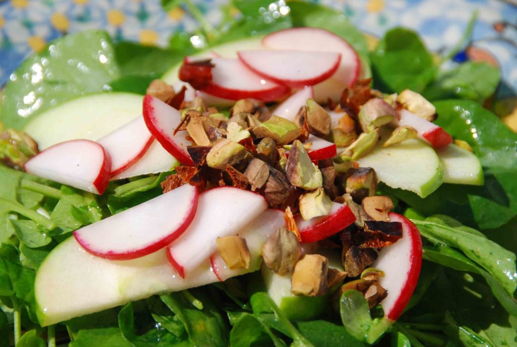 Apple Radish Watercress Salad 3