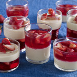 tres leches and strawberry gelatin