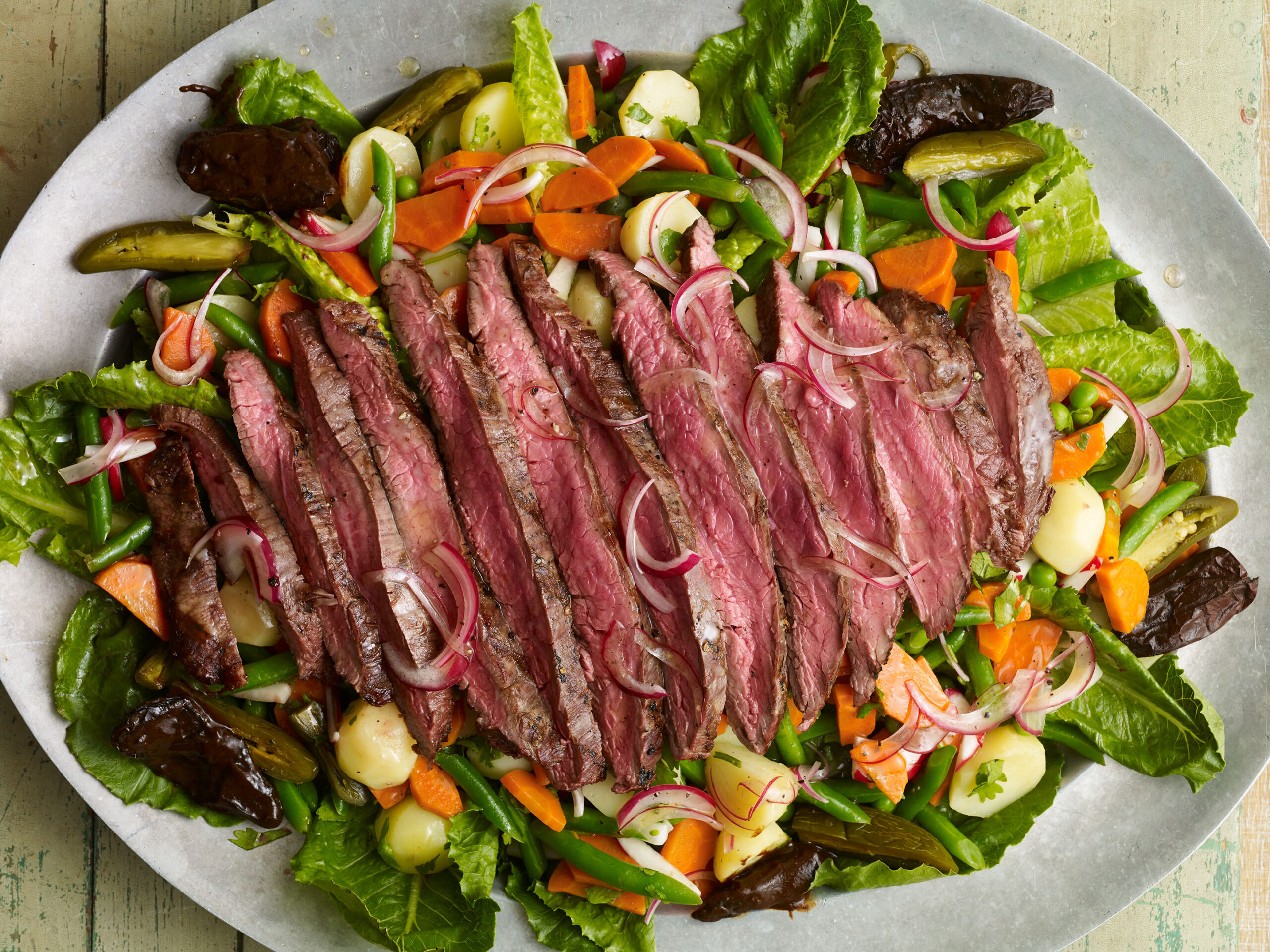 Salpicon or Mexican Grilled Steak Salad