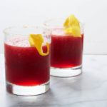 spiced up pomegranate cocktail