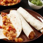 Shrimp Machaca and Potato Burritos