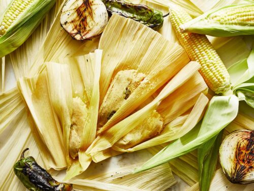 Corn, Cheese and Chile Verde Tamales - Pati Jinich