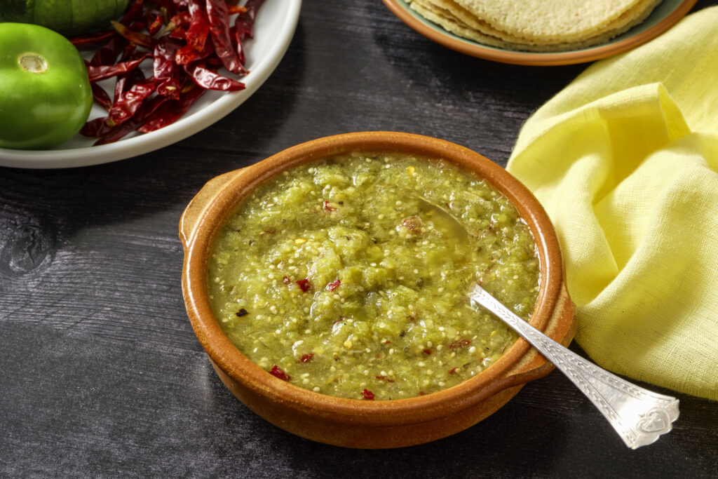Chile de Arbol Salsa Verde Pati Jinich