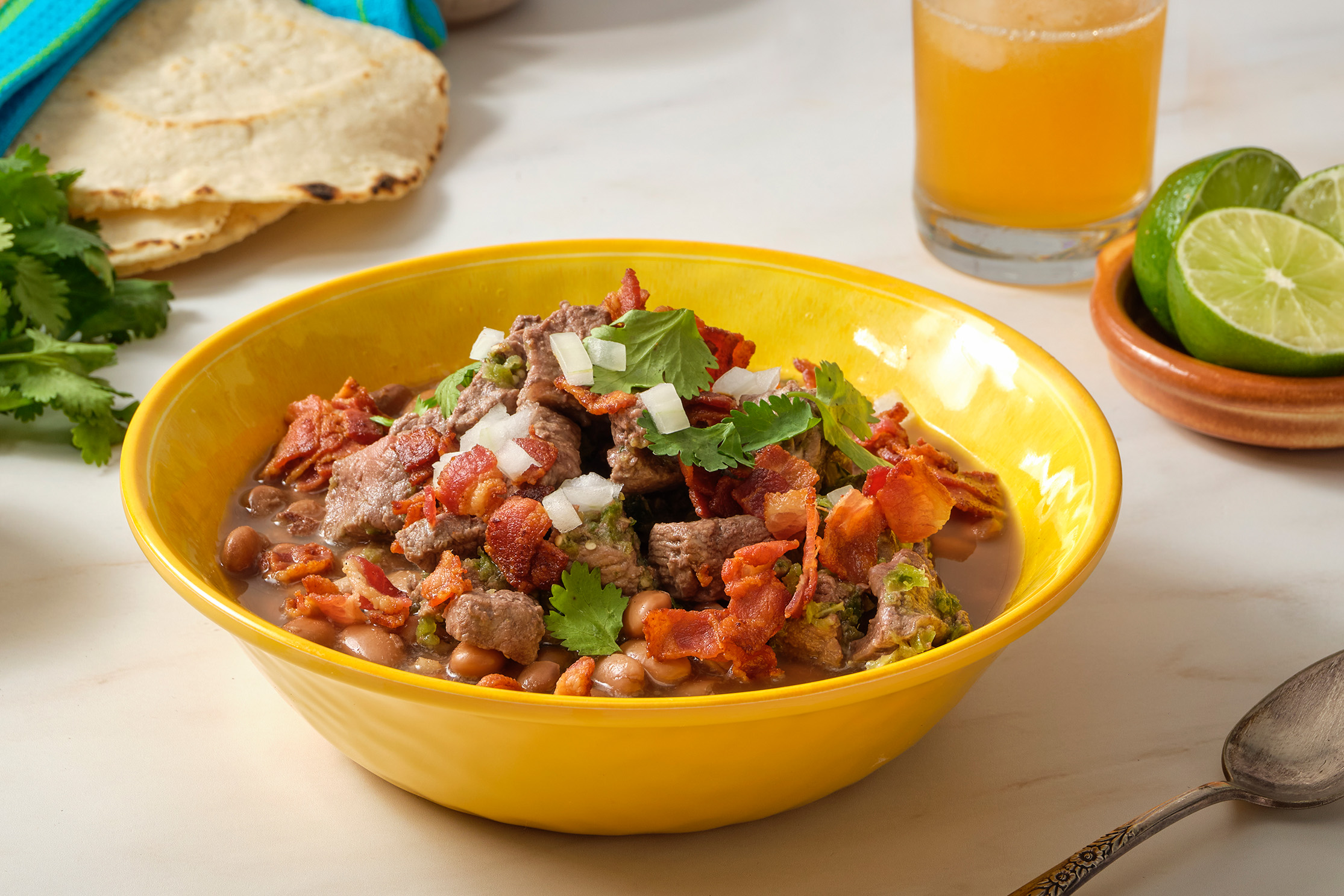 Meat, Pinto Bean and Bacon Stew