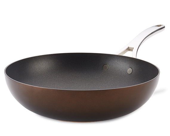 Anolon Nouvelle Copper Luxe 12 – Inch Stir Fry