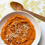 Mashed Sweet Potatoes with Caramelized Pineapple