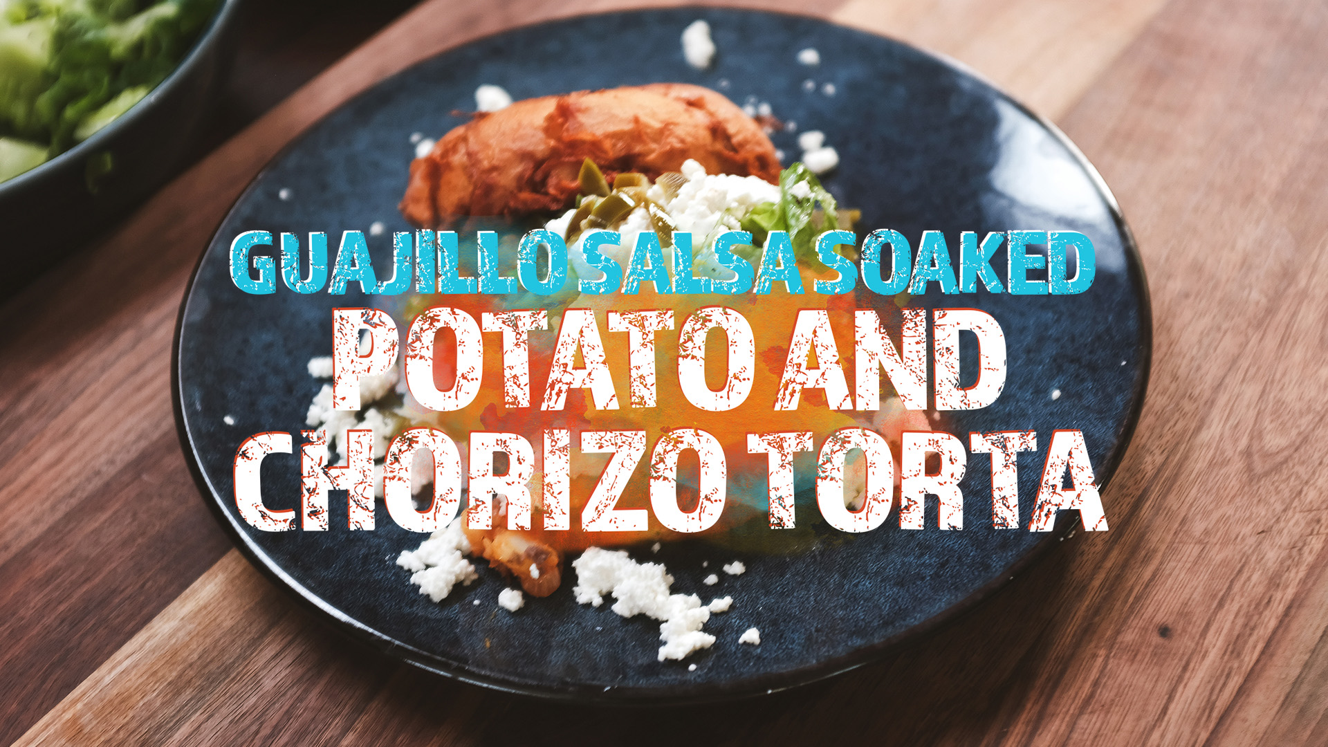 Pambazo: Guajillo Salsa Soaked Potato and Chorizo Torta
