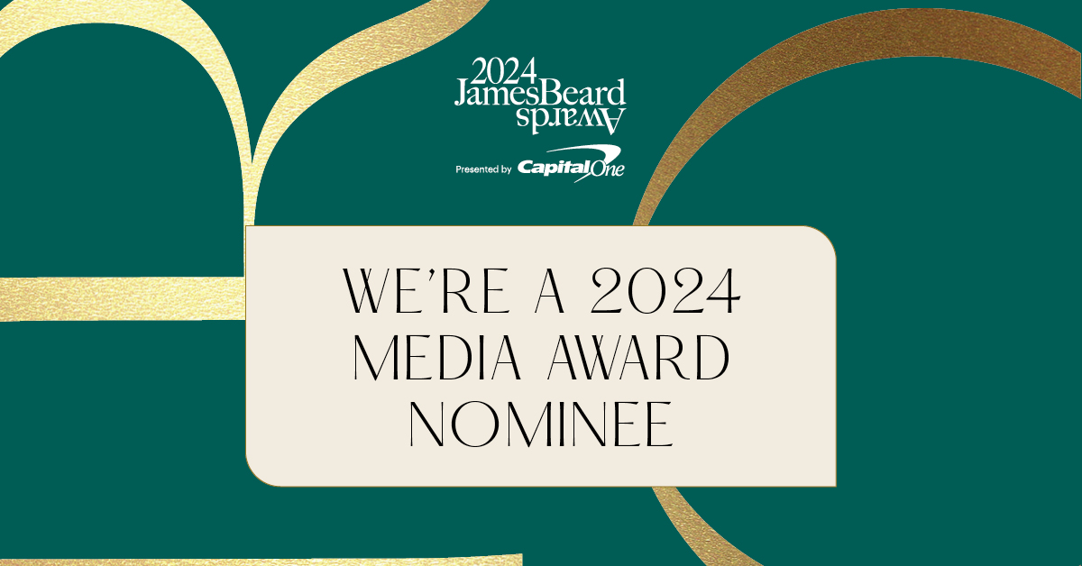 2024 James Beard Media Award Nominees