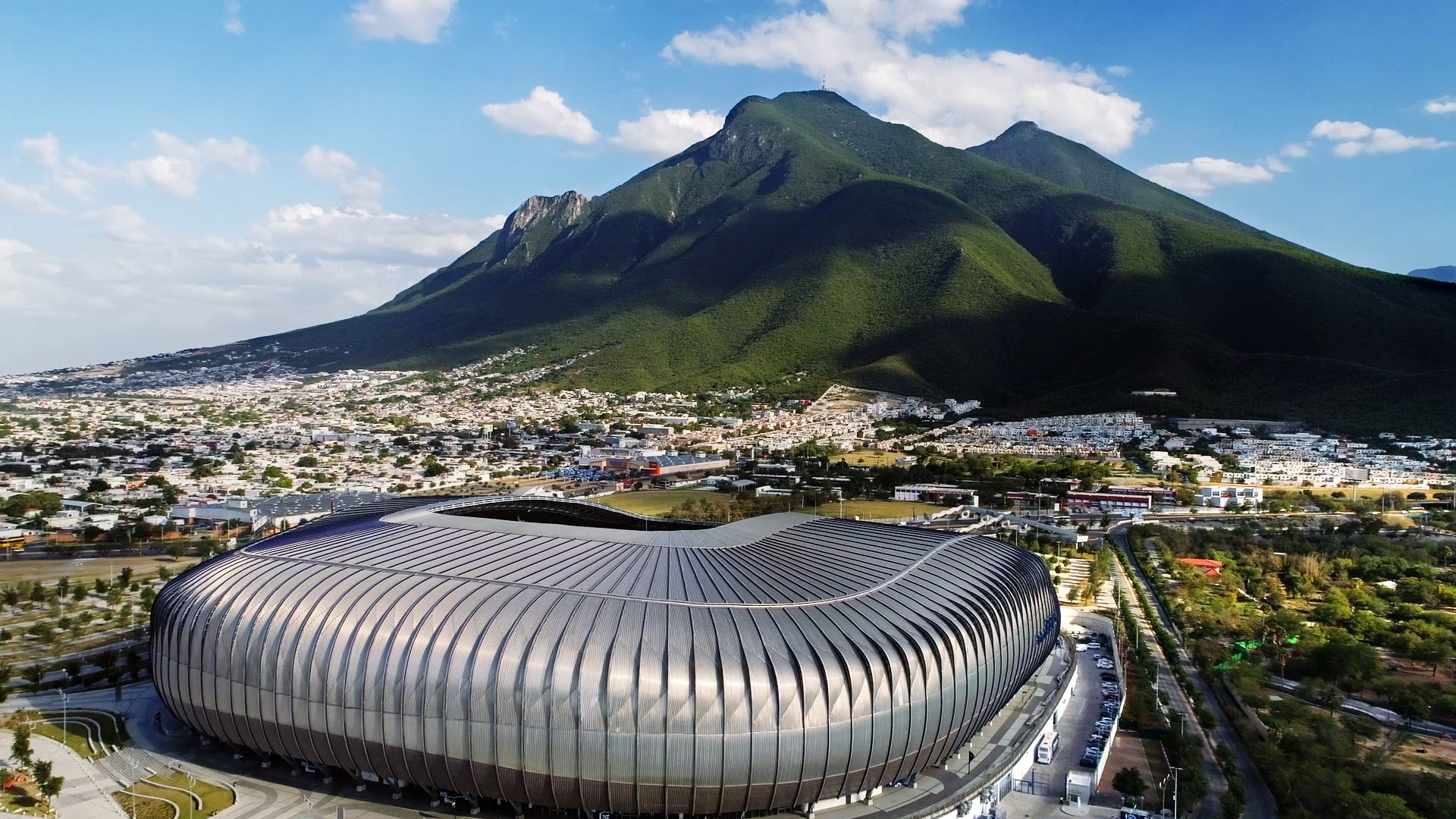 Soccer stadium in Monterrey