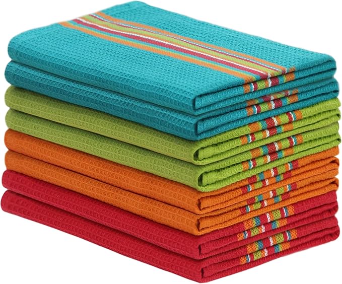 Salsa Stripe Kitchen Towel