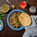 Tacos de Suadero con Salsa Verde con Chiles Mixtos