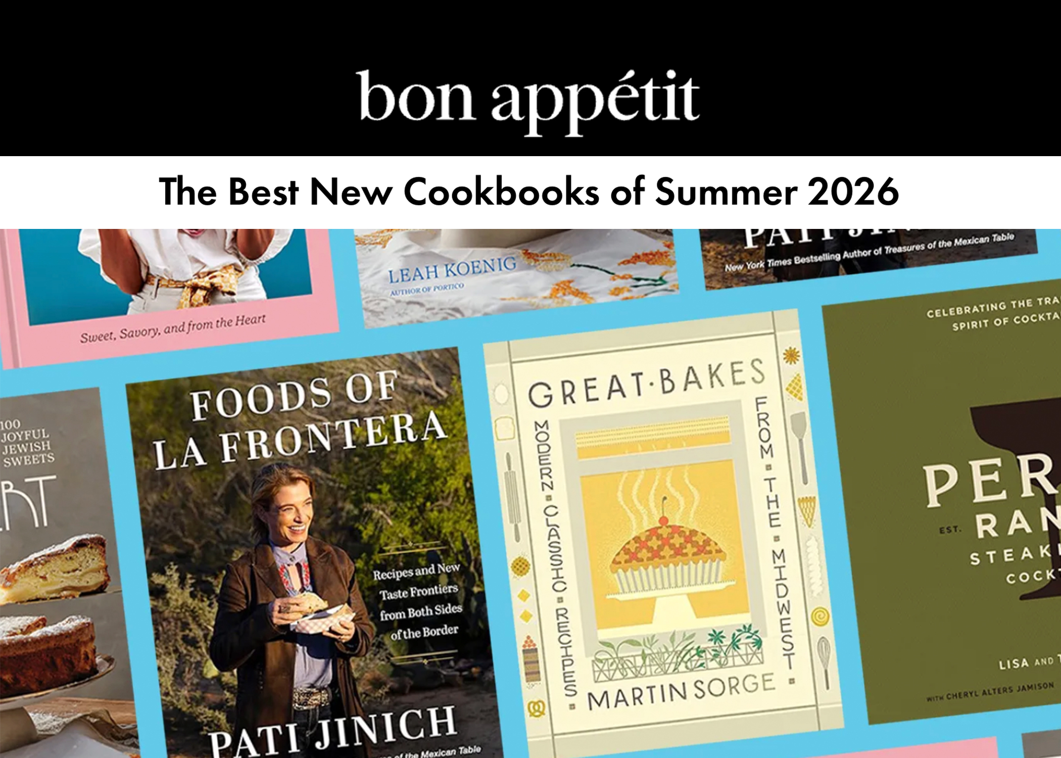 Bon Appetit Summer 2026 Cookbook List