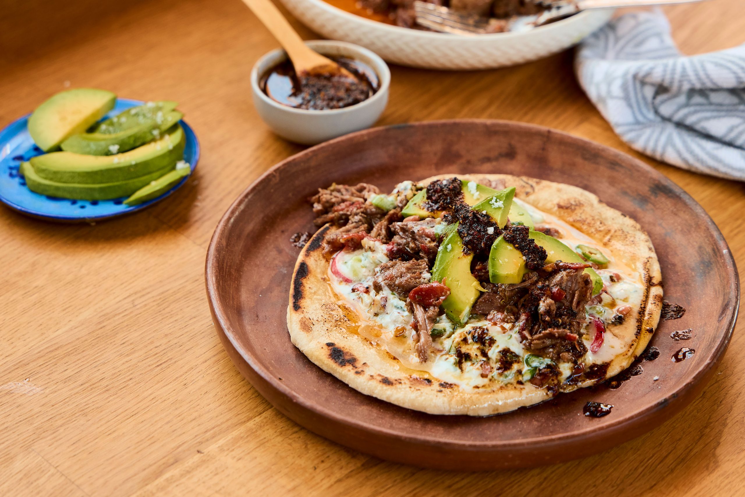 Coahuila-Style Barbacoa on Pita Bread
